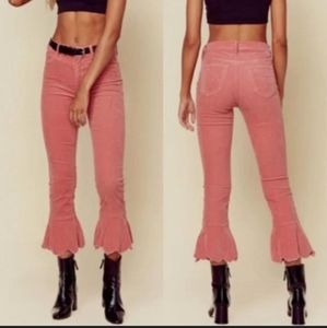 MOTHER NWT The Cha Cha Pink Corduroy Pant SIze 27